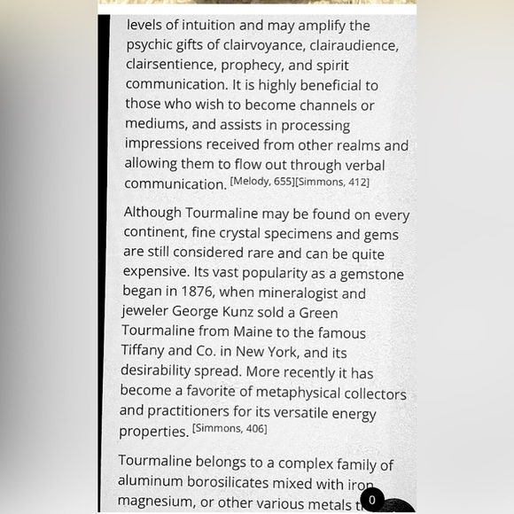 bicolor Tourmaline Ring sterling silver plated size 8 artisan India new - Picture 5 of 10